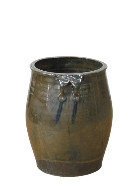 Hand Glazed Multi Color Flower Pot