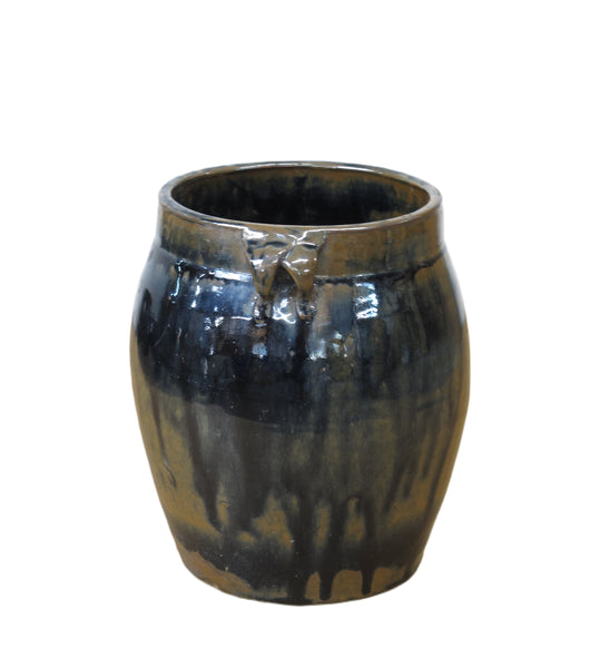 Hand Glazed Multi Color Flower Pot