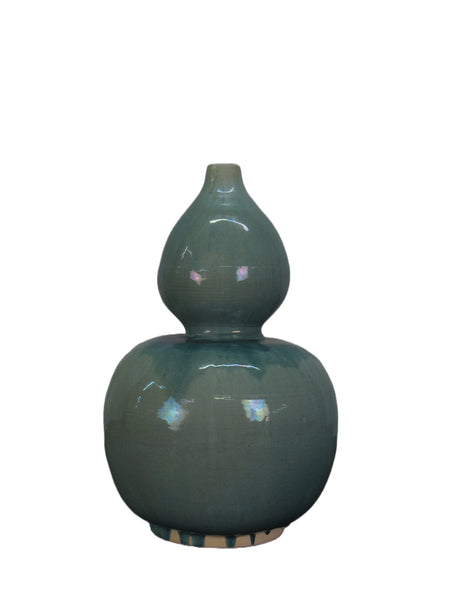 Turquoise Bottle Gourd Vase