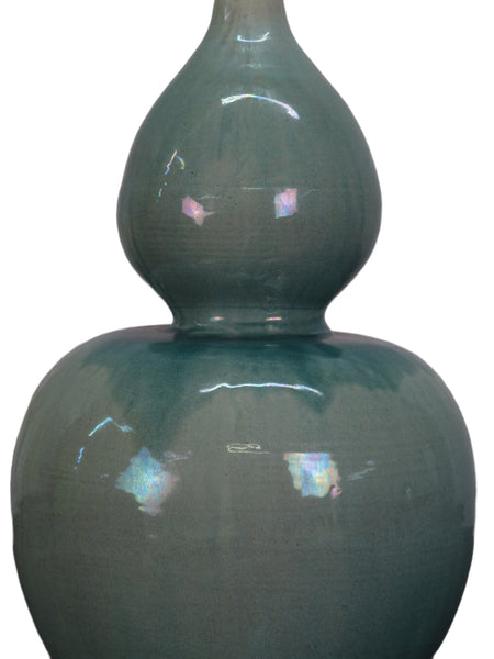 Turquoise Bottle Gourd Vase