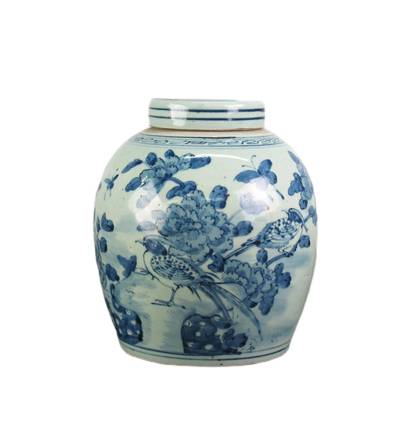 Soft Blue Jar w/lid