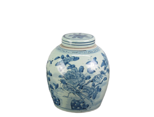 Soft Blue Jar w/lid