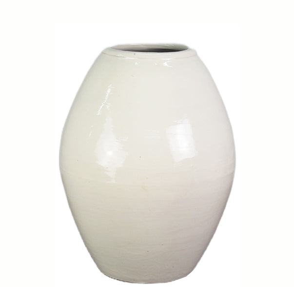 White Oblong Jar
