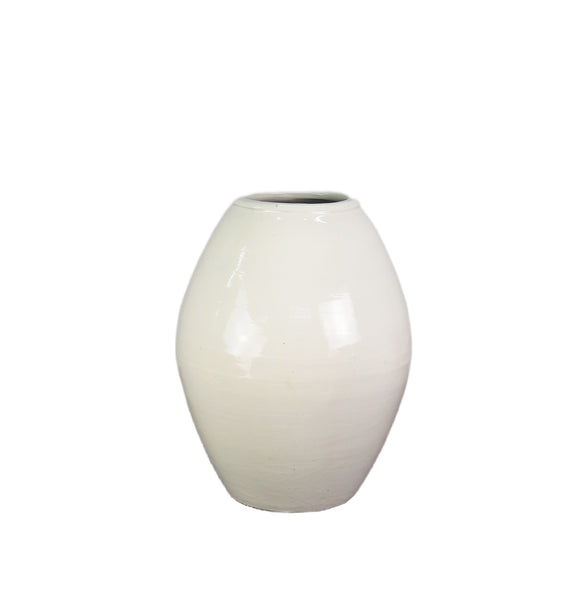 White Oblong Jar