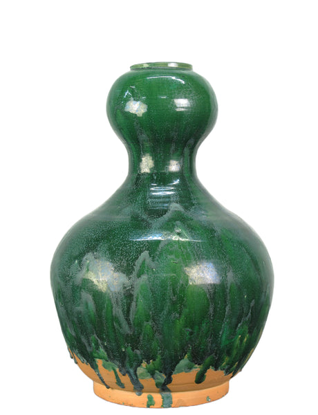 Green Gourd Shape Vase