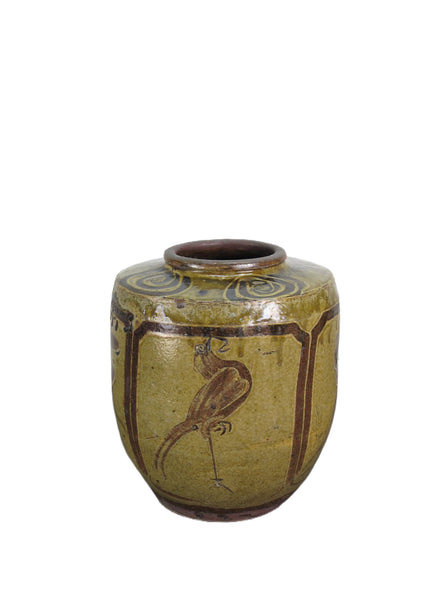 Vintage Brown Jar