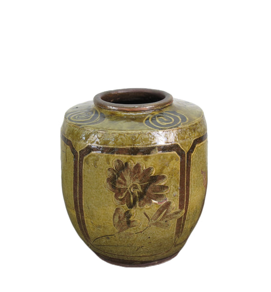 Vintage Brown Jar