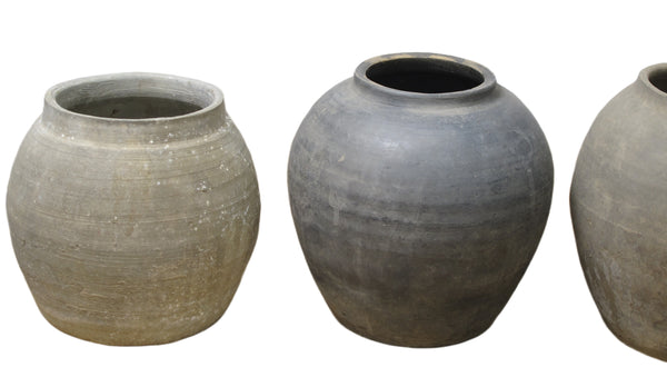 Set of 4 Earthenware Planter Pot