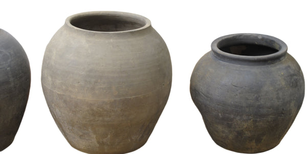 Set of 4 Earthenware Planter Pot