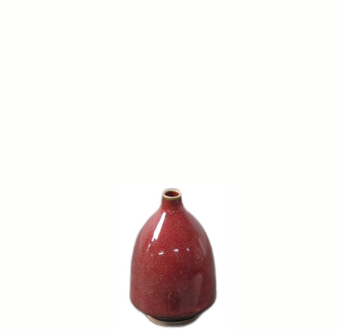 Red Ceramics Bottle