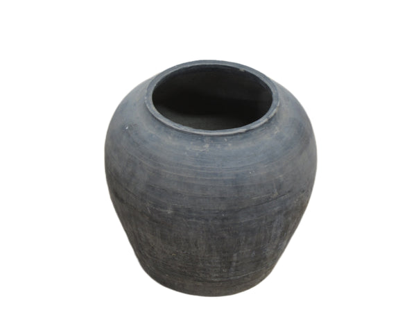 Grey Black Planter Pot