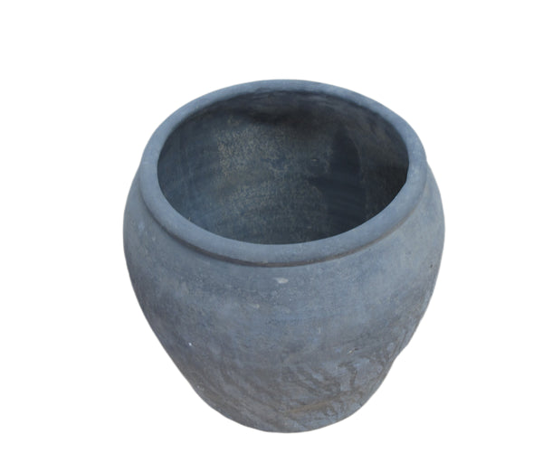 Grey Black Planter Pot