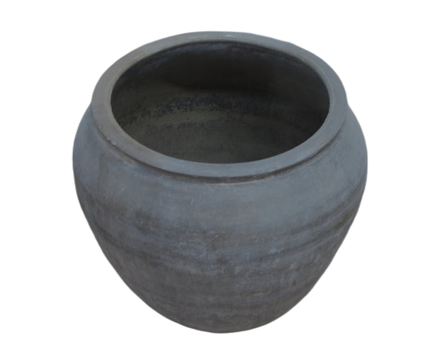 Grey Black Planter Pot