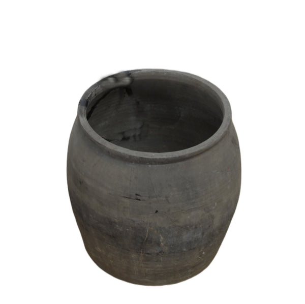 Grey Black Planter Pot