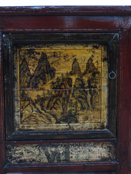 Later 19 Century 95" Long Mongolia Sideboard