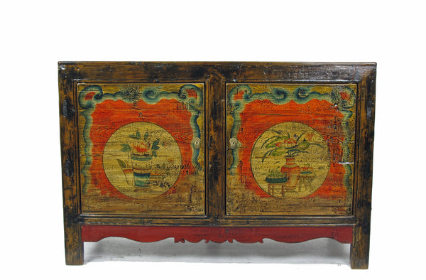 Hand Painted Mongolia Sideboard 1