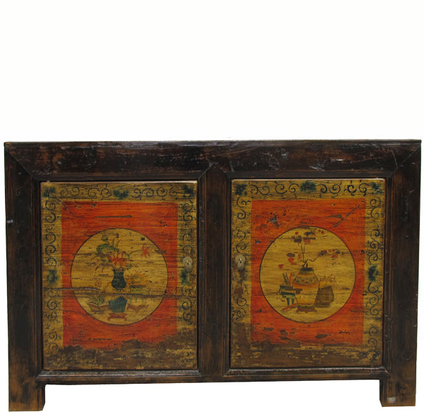 Hand Painted Mongolia Sideboard 2