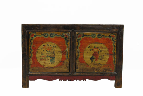 Hand Painted Mongolia Sideboard 4