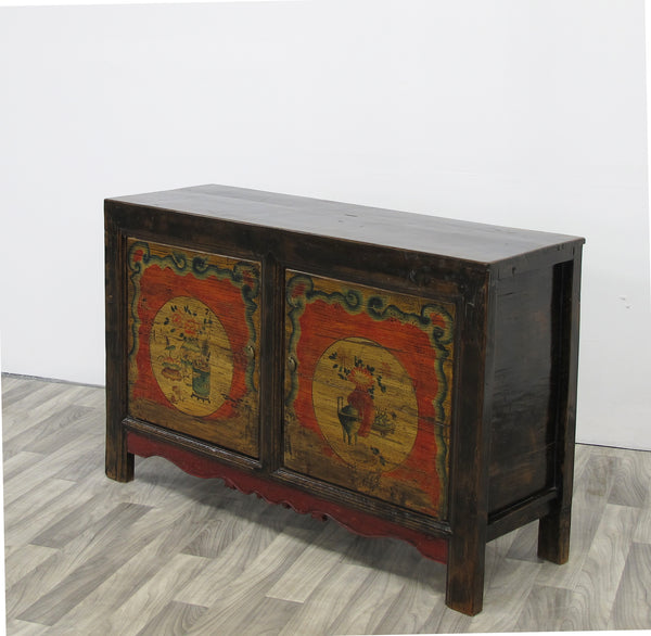 Hand Painted Mongolia Sideboard 4