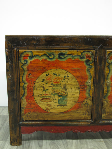 Hand Painted Mongolia Sideboard 4