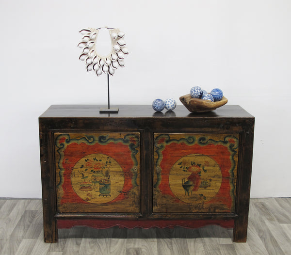 Hand Painted Mongolia Sideboard 4