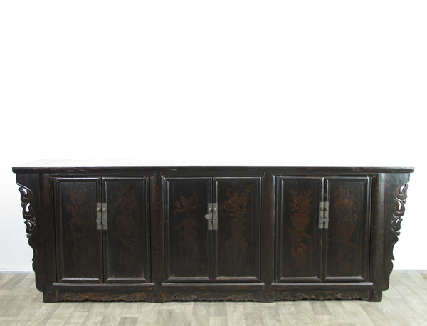 95" Long Large Antique Chinese Shanxi Sideboard