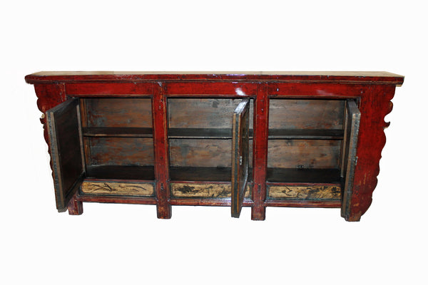 Hand Painted Antique Mongolia Sideboard