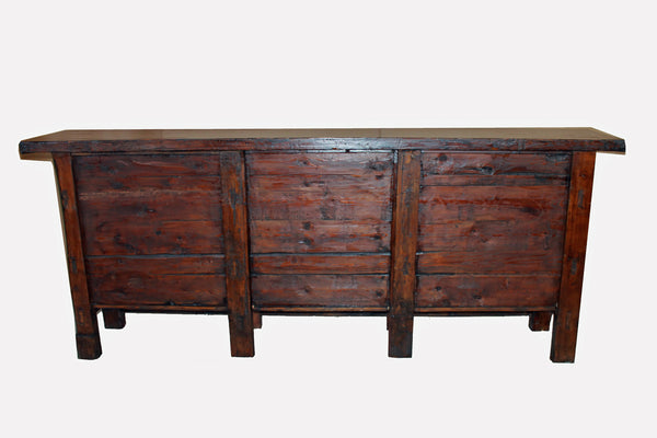 Later 19 Century 95" Long Mongolia Sideboard