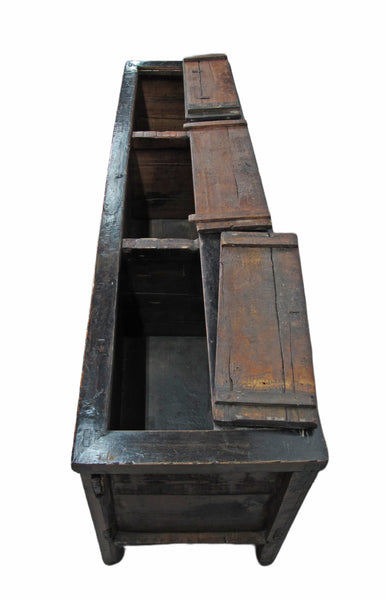 Hand Painted 85" Long  Antique Chinese Sideboard