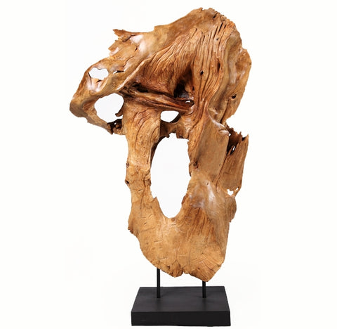 Large Organic Teak Root Sculpture