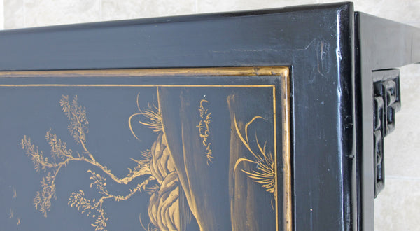 Gilded Chinoiserie Style Side Table