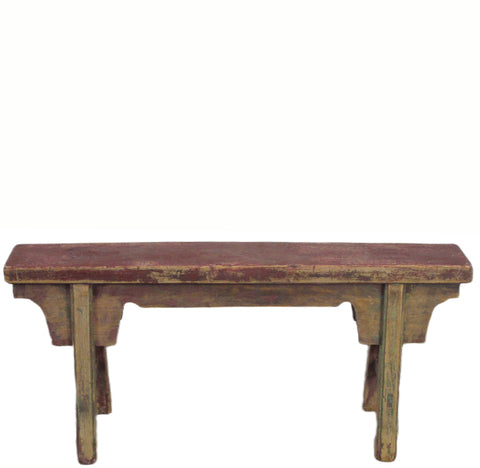 Antique Chinese Countryside Bench 5