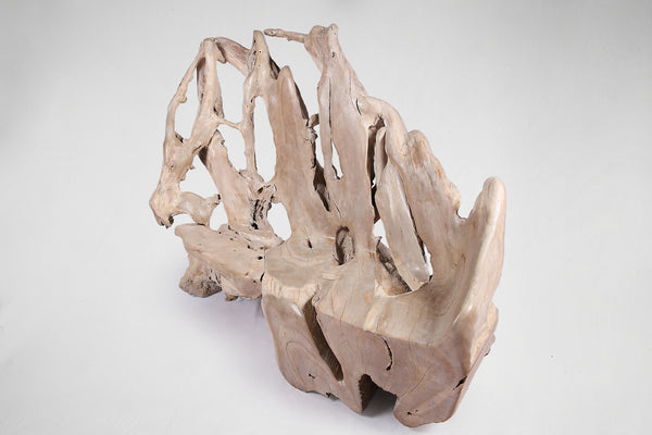 Modern Free Form Teak Root Chair/Bench 29