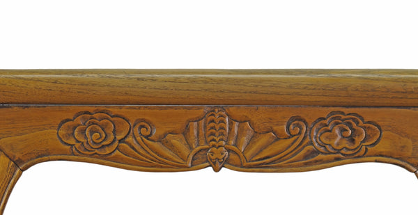 Pair Antique Chinese Low Back Bat Armchair