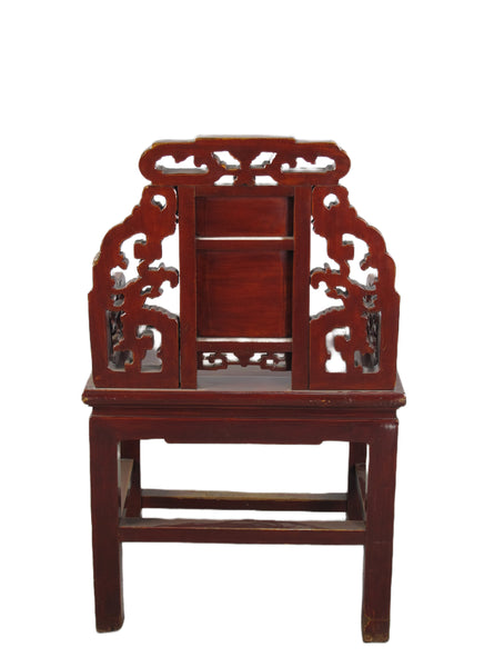 Pair Antique Chinese Taishi Chairs 1