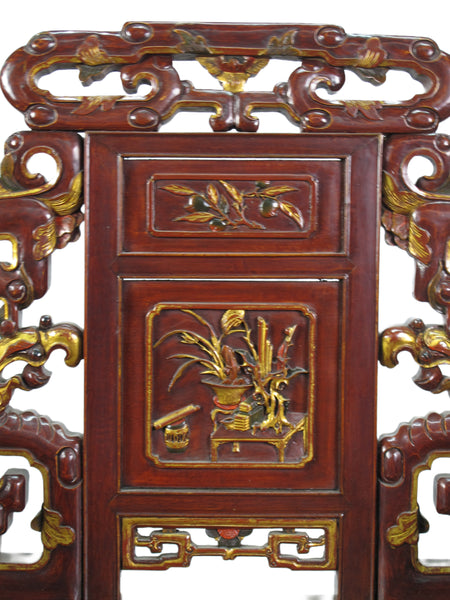 Pair Antique Chinese Taishi Chairs 1