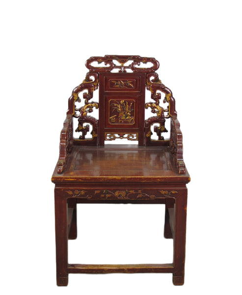 Pair Antique Chinese Taishi Chairs 1