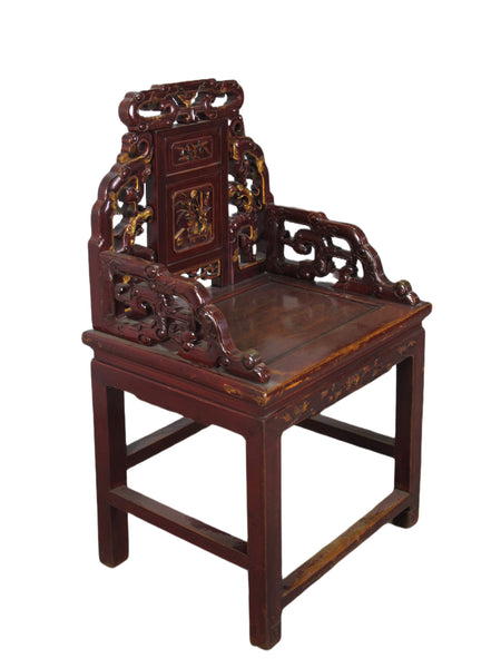 Pair Antique Chinese Taishi Chairs 1