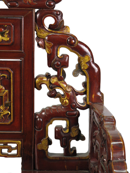 Pair Antique Chinese Taishi Chairs 2