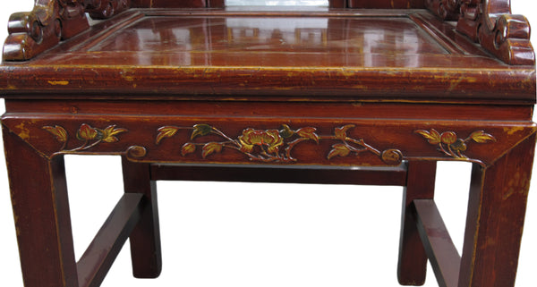 Pair Antique Chinese Taishi Chairs 2