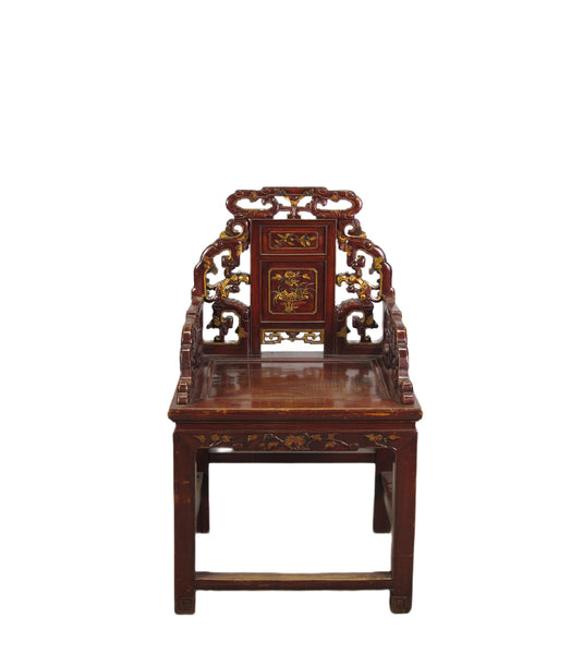 Pair Antique Chinese Taishi Chairs 2