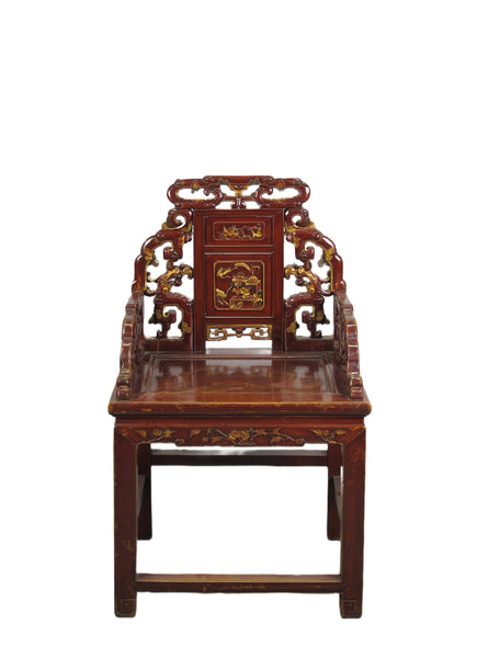 Pair Antique Chinese Taishi Chairs 2