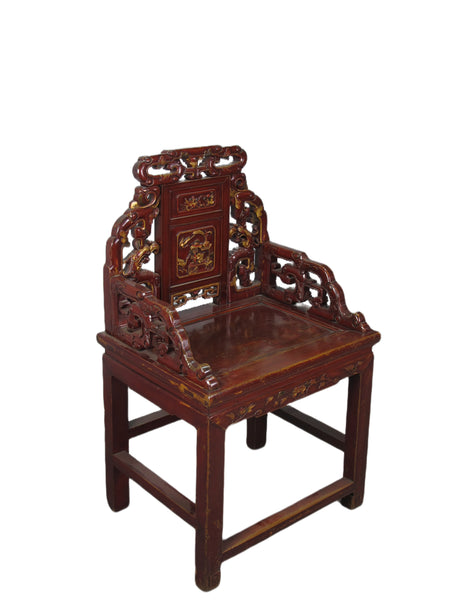 Pair Antique Chinese Taishi Chairs 2