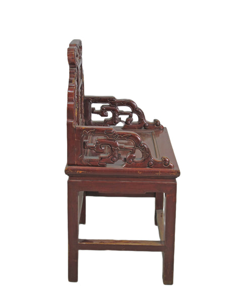 Pair Antique Chinese Taishi Chairs 2