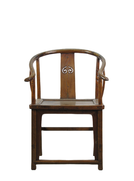 Antique Chinese Round Back Arm Chairs