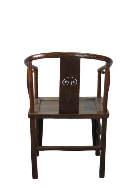 Antique Chinese Round Back Arm Chairs