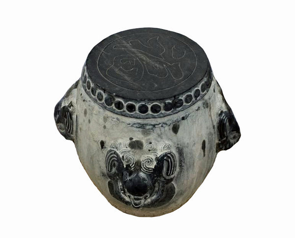 Lion's Head Garden Stone Stool - Dyag East