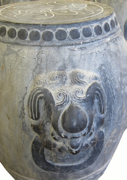 Lion's Head Garden Stone Stool - Dyag East