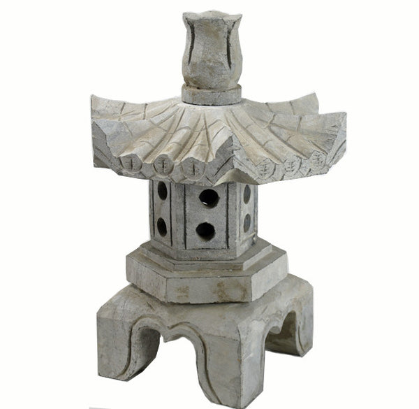 Stone Garden Lotus Top Lantern - Dyag East