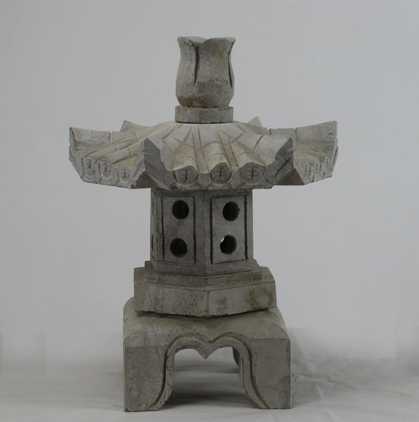 Stone Garden Lotus Top Lantern - Dyag East